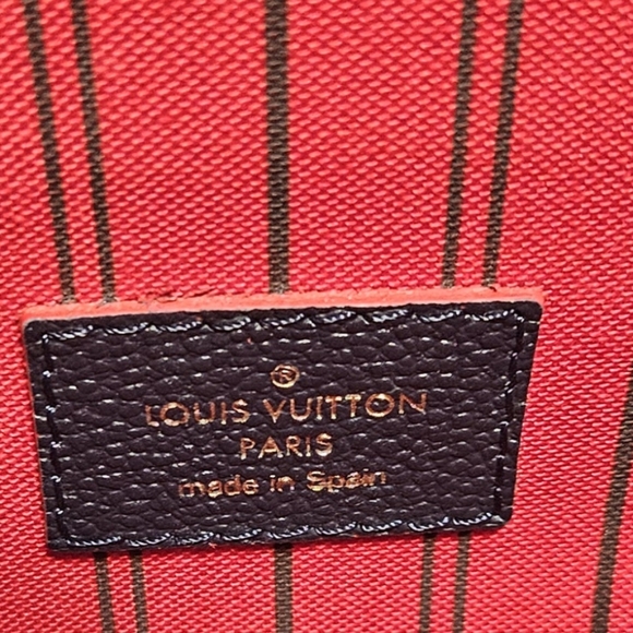 Authentic Louis Vuitton Pochette Metis Empreinte Marine Rouge - Picture 13 of 16